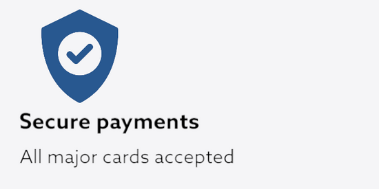 secure payments banner