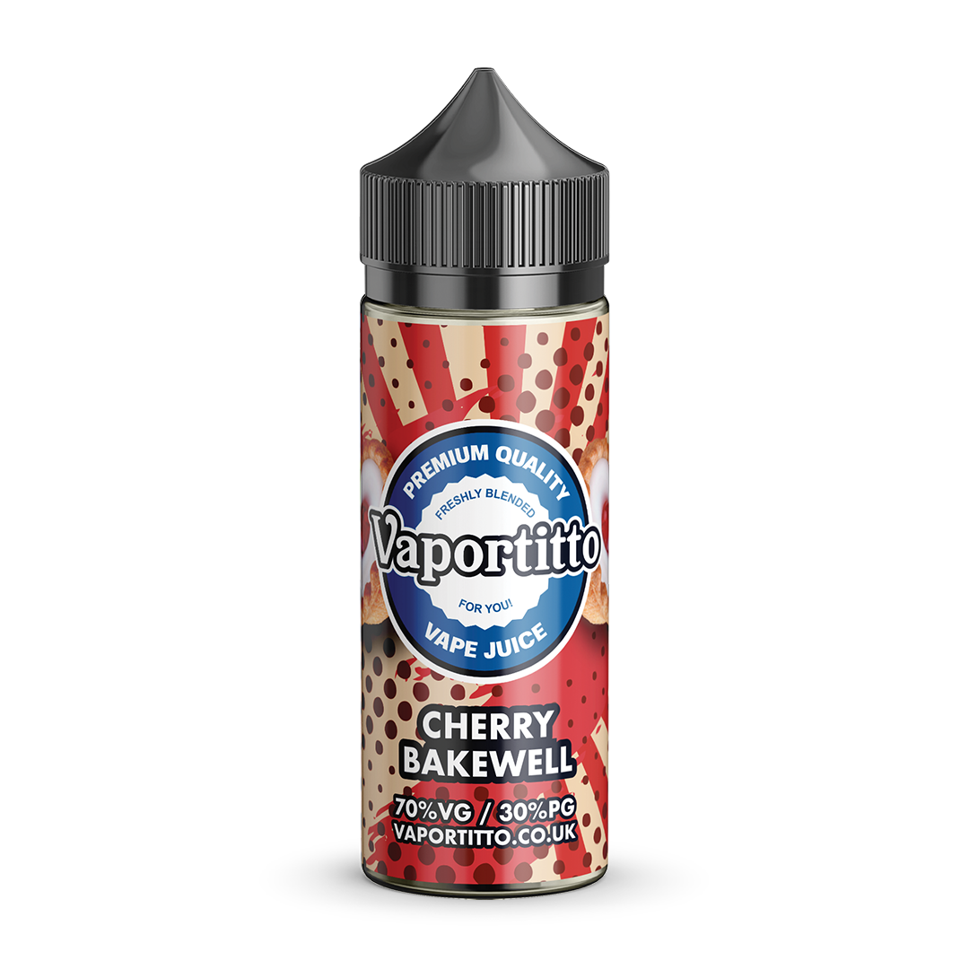 Cherry Bakewell 100ml Shortfill - Premium E-liquid from Vaportitto - Just £12.99! Shop now at Vaportitto