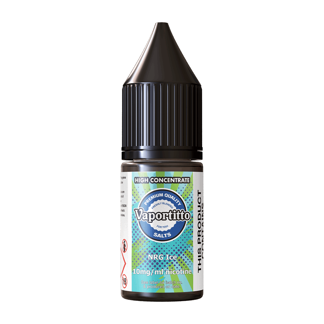 NRG Ice High Concentrate Nic Salt 50/50 10ml - Premium E-liquid from Vaportitto - Just £3.50! Shop now at Vaportitto