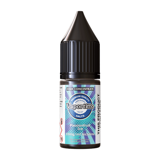 Passionfruit Ice High Concentrate Nic Salt 50/50 10ml - Premium E-liquid from Vaportitto - Just £3.50! Shop now at Vaportitto