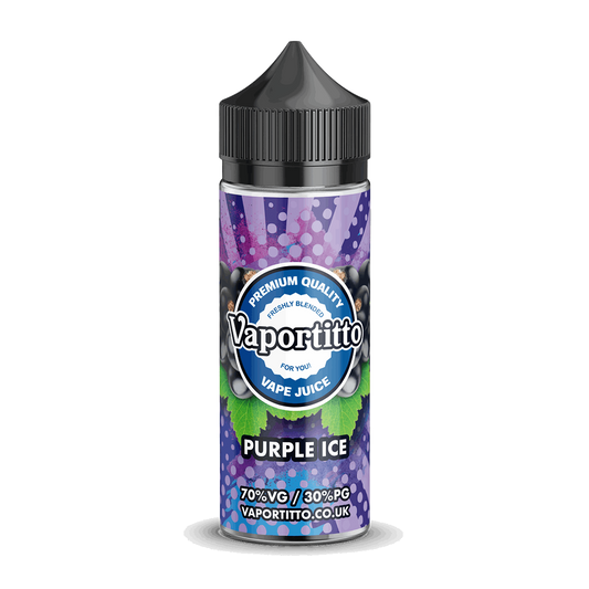 Purple Ice 100ml Shortfill - Premium E-liquid from Vaportitto - Just £10.99! Shop now at Vaportitto